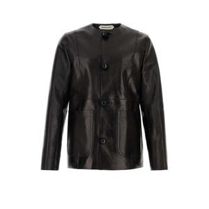 Namacheko Men Black Leather Jacket
